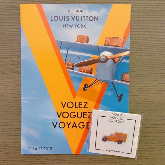 Louis Vuitton, Accessories, Louis Vuitton Exhibition Volez Voguez Voyagez  Pin